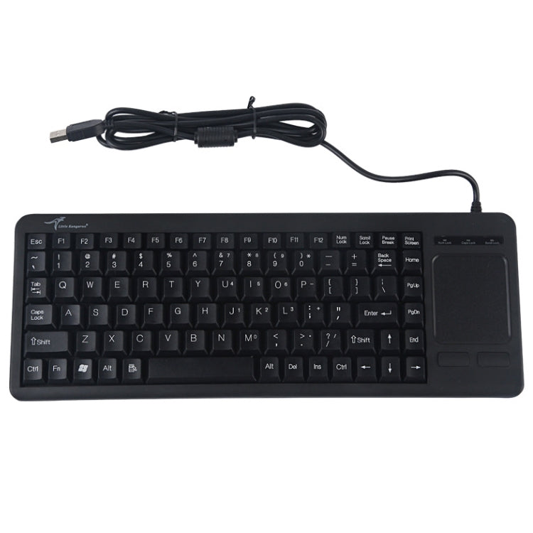 อินเทอร์เฟซ USB DS-8800 ป้องกันน้ำกระเซ็นเลเซอร์แกะสลักตัวอักษรแป้นพิมพ์ทัชแพดแบบมีสายชิ้นเดียวความยาว: 1.5 ม., DS-8800 USB