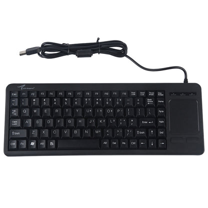 อินเทอร์เฟซ USB DS-8800 ป้องกันน้ำกระเซ็นเลเซอร์แกะสลักตัวอักษรแป้นพิมพ์ทัชแพดแบบมีสายชิ้นเดียวความยาว: 1.5 ม., DS-8800 USB