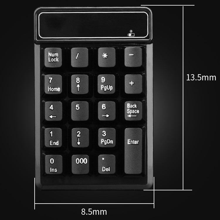 MC Saite 525BT คีย์บอร์ดตัวเลข Bluetooth 19 คีย์