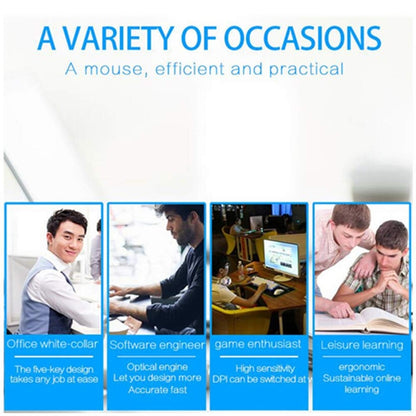 CM0093 เวอร์ชันชาร์จใหม่ได้ 2.4GHz เมาส์ออปติคัลไร้สายสามปุ่มเมาส์แนวตั้งสำหรับมือซ้ายความละเอียด: 1000DPI / 1200DPI / 1600DPI, Rechargeable Version