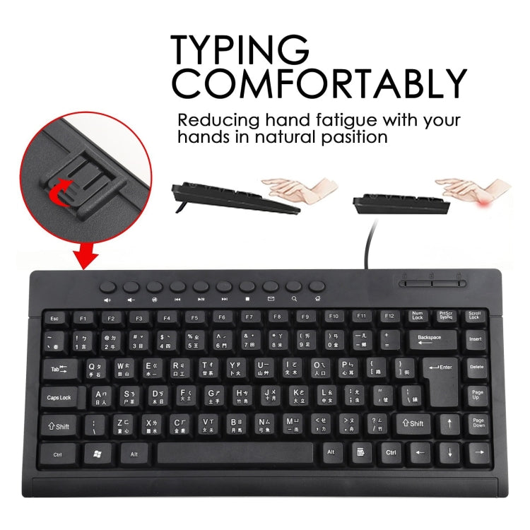 KB-301A คีย์บอร์ดแบบมีสายสำหรับโน้ตบุ๊กมัลติมีเดียรุ่น Cangjie, Cangjie Version