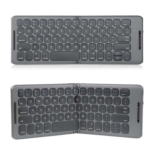 B088 คีย์บอร์ดไร้สาย Bluetooth สามช่องแบบพับได้อเนกประสงค์ขนาดเล็ก, B088