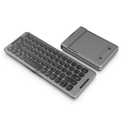 B088 คีย์บอร์ดไร้สาย Bluetooth สามช่องแบบพับได้อเนกประสงค์ขนาดเล็ก, B088