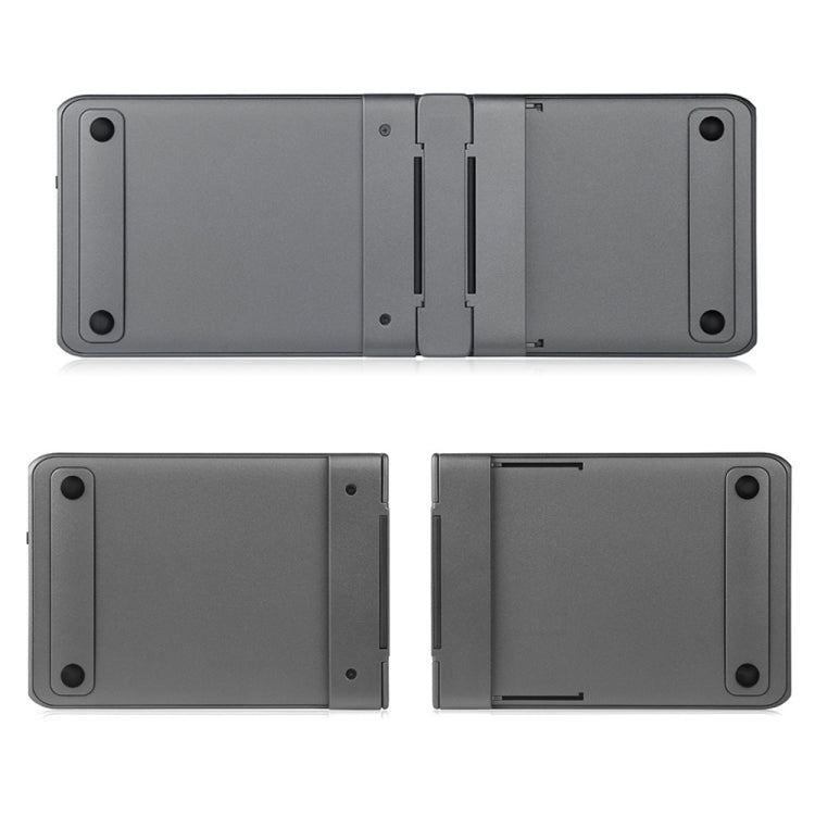 B088 คีย์บอร์ดไร้สาย Bluetooth สามช่องแบบพับได้อเนกประสงค์ขนาดเล็ก, B088