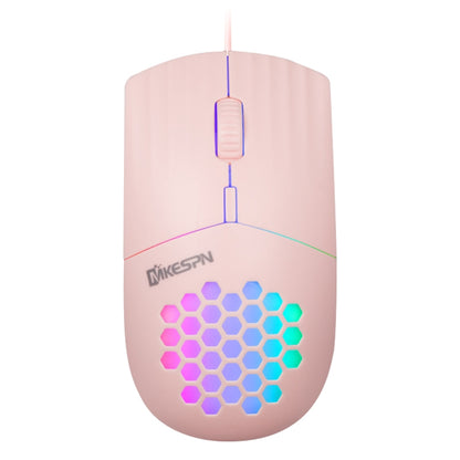 MKESPN SXS-838 อินเทอร์เฟซ Type-C RGB Hollow Wired Mouse, Type-C