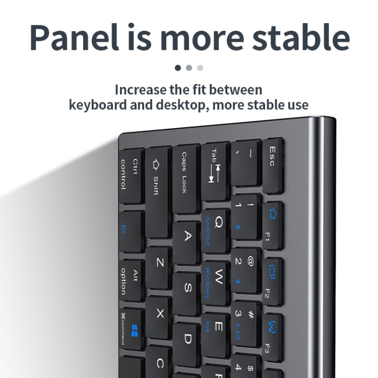 109 คีย์บอร์ด Bluetooth ไร้สายสามโหมด, Three-mode Keyboard
