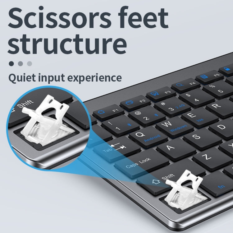 109 คีย์บอร์ด Bluetooth ไร้สายสามโหมด, Three-mode Keyboard
