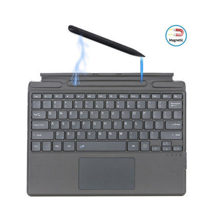 สำหรับ Microsoft Surface Pro 8 / Pro X แท็บเล็ตบลูทูธคีย์บอร์ดซองหนังพร้อมช่องใส่ปากกา, For Microsoft Surface Pro 8 / Pro X