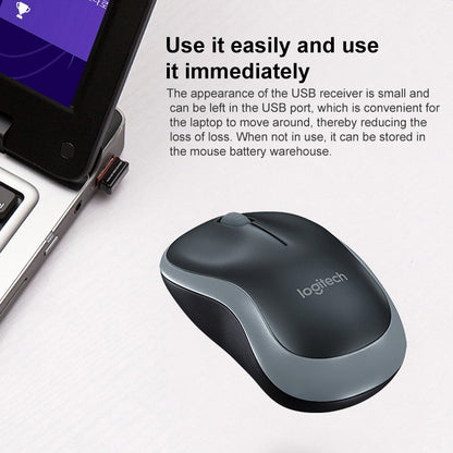 Logitech B175 เมาส์ออปติคอลไร้สาย 1000DPI 2.4GHz 3 ปุ่ม