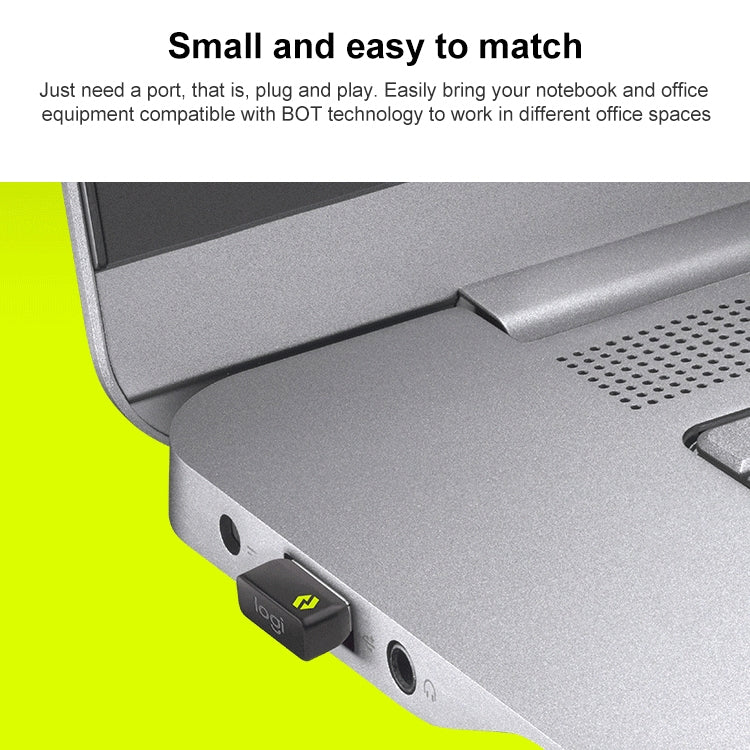ตัวรับสัญญาณไร้สาย Logitech Bolt USB ตัวรับสัญญาณคีย์บอร์ดเมาส์ไร้สาย
