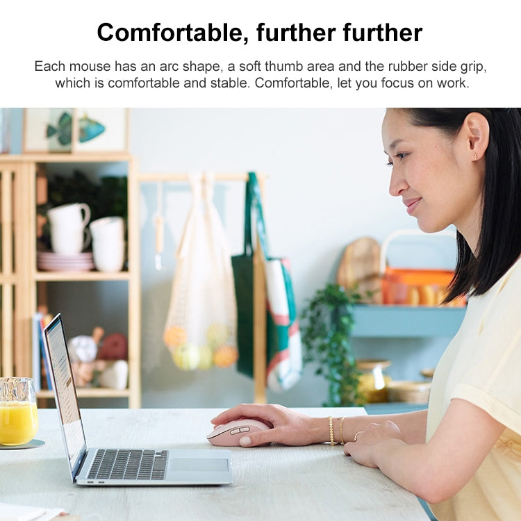 Logitech M650L 2000DPI 2.4GHz เมาส์ไร้สาย Bluetooth สองโหมด