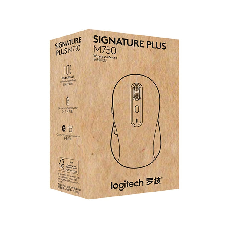 Logitech M750 2000DPI 2.4GHz เมาส์ไร้สาย Bluetooth สองโหมด, M750