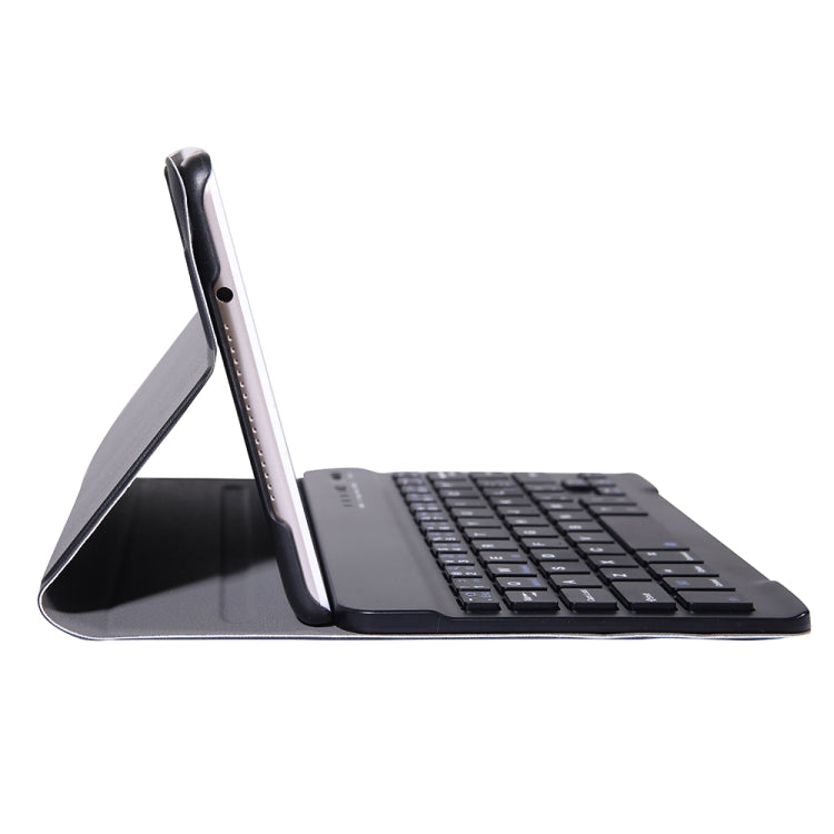 A0M5 คีย์บอร์ด Bluetooth ที่ถอดออกได้ + เคสแท็บเล็ตหนังพลิกแนวนอนบางเฉียบสำหรับ Huawei MediaPad M5 และ Honor Tab 5 8 นิ้วพร้อมตัวยึด