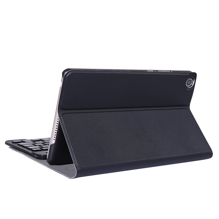 A0M5 คีย์บอร์ด Bluetooth ที่ถอดออกได้ + เคสแท็บเล็ตหนังพลิกแนวนอนบางเฉียบสำหรับ Huawei MediaPad M5 และ Honor Tab 5 8 นิ้วพร้อมตัวยึด