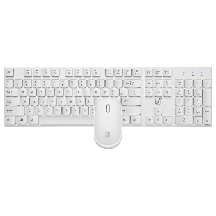 ZGB 8820 ชุดคีย์บอร์ดไร้สาย + เมาส์สีลูกกวาด, 8820 (Black), 8820 (White)
