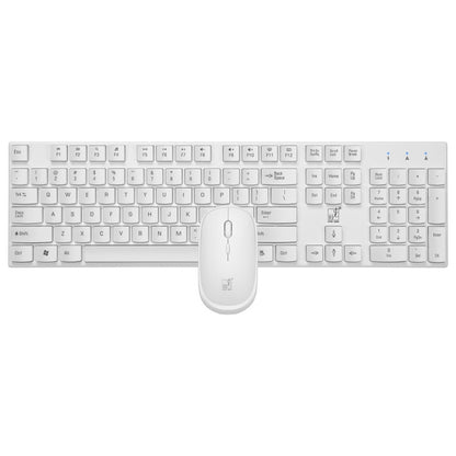 ZGB 8820 ชุดคีย์บอร์ดไร้สาย + เมาส์สีลูกกวาด, 8820 (Black), 8820 (White)