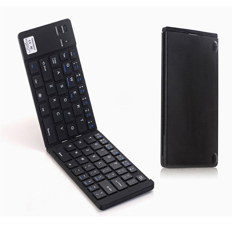 F66 คีย์บอร์ดไร้สาย Bluetooth แบบพับได้ 66 คีย์ รองรับ Android / Windows / iOS, F66 2-Folding 66 Keys Black, F66 2-Folding 66 Keys Rose Gold, F66 2-Folding 66 Keys Silver, F66 2-Folding 66 Keys Gold