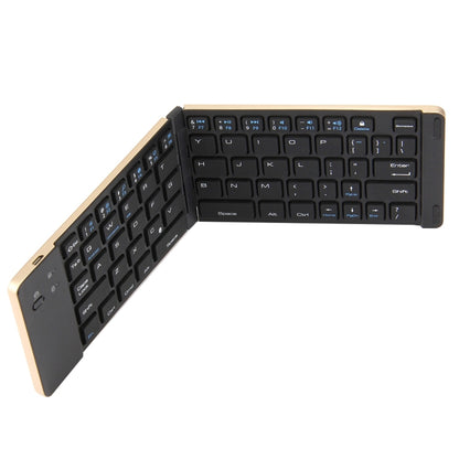 F66 คีย์บอร์ดไร้สาย Bluetooth แบบพับได้ 66 คีย์ รองรับ Android / Windows / iOS, F66 2-Folding 66 Keys Black, F66 2-Folding 66 Keys Rose Gold, F66 2-Folding 66 Keys Silver, F66 2-Folding 66 Keys Gold