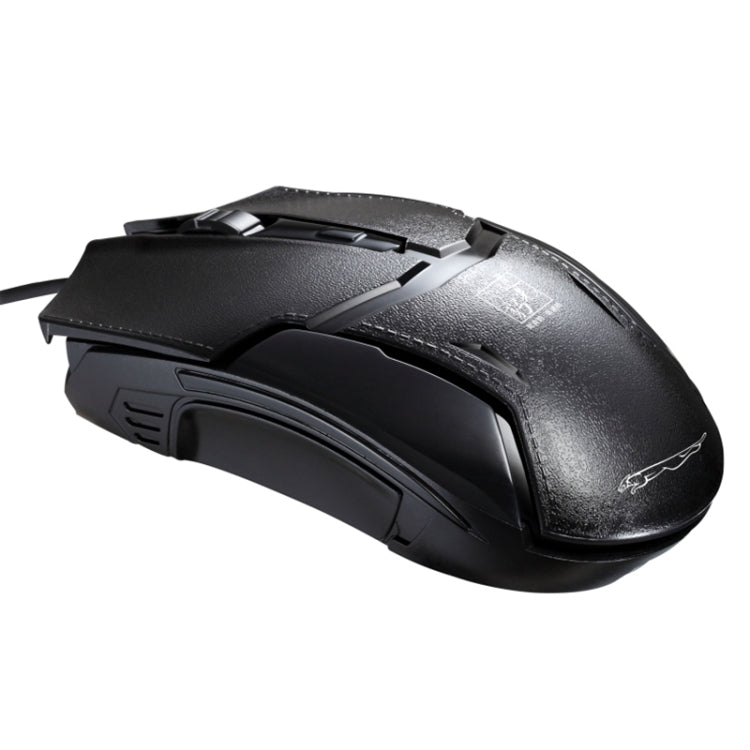 Chasing Leopard 179 USB 1600DPI เมาส์เล่นเกมแบบมีสายปรับความเร็วได้สามระดับความยาว: 1.3 ม, 179
