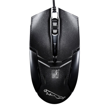 Chasing Leopard 179 USB 1600DPI เมาส์เล่นเกมแบบมีสายปรับความเร็วได้สามระดับความยาว: 1.3 ม, 179