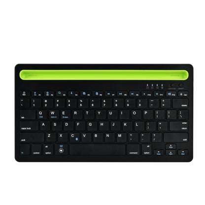 B908 คีย์บอร์ดไร้สาย Bluetooth 78 คีย์บางเฉียบพร้อมที่วางโทรศัพท์มือถือเว้า