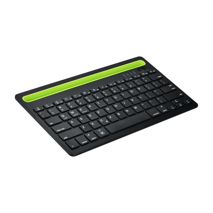 B908 คีย์บอร์ดไร้สาย Bluetooth 78 คีย์บางเฉียบพร้อมที่วางโทรศัพท์มือถือเว้า