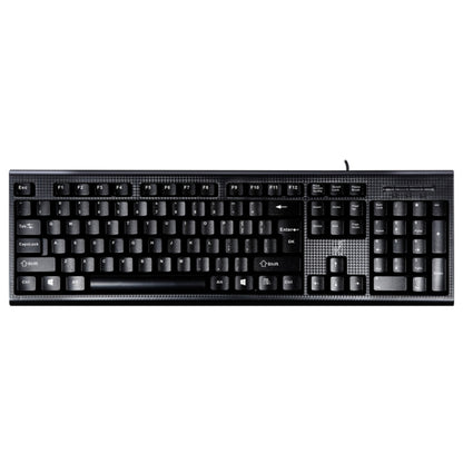 ZGB Q9 104 คีย์ USB Wired Grid Texture คีย์บอร์ดสำนักงานเล่นเกมทั่วไป