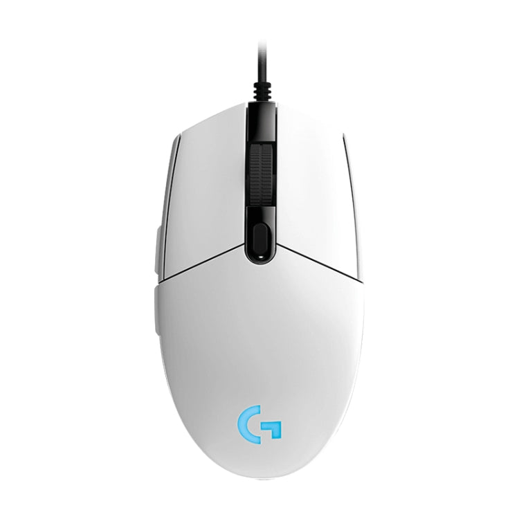 Logitech G102 6-keys RGB Glowing 6000DPI เมาส์เล่นเกมแบบมีสายปรับความเร็วได้ห้าระดับ ความยาว: 2 ม., G102, G102 (White)