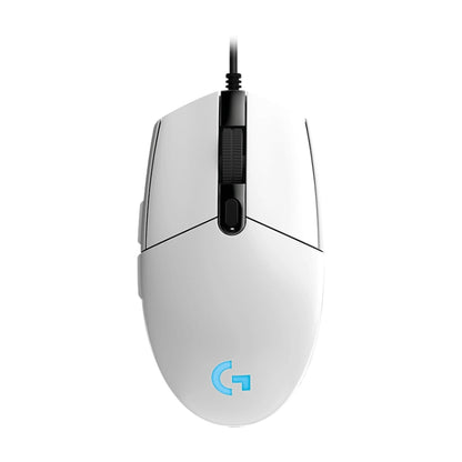 Logitech G102 6-keys RGB Glowing 6000DPI เมาส์เล่นเกมแบบมีสายปรับความเร็วได้ห้าระดับ ความยาว: 2 ม., G102, G102 (White)
