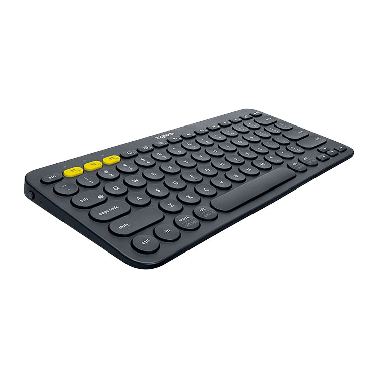 คีย์บอร์ด Bluetooth ไร้สายแบบพกพาหลายอุปกรณ์ Logitech K380, K380