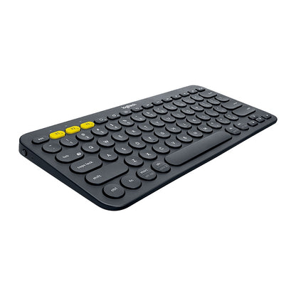 คีย์บอร์ด Bluetooth ไร้สายแบบพกพาหลายอุปกรณ์ Logitech K380, K380