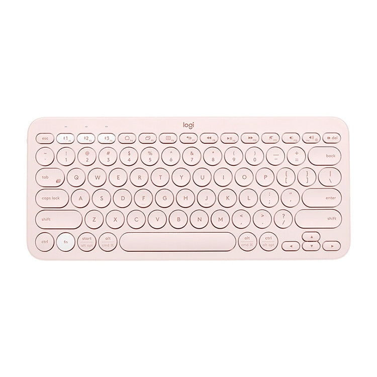 คีย์บอร์ด Bluetooth ไร้สายแบบพกพาหลายอุปกรณ์ Logitech K380, K380