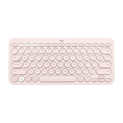 คีย์บอร์ด Bluetooth ไร้สายแบบพกพาหลายอุปกรณ์ Logitech K380, K380