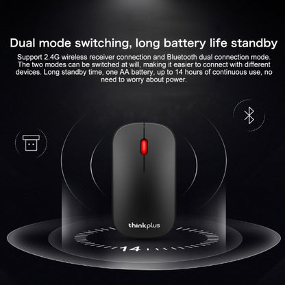 Lenovo thinkplus เมาส์บลูทูธไร้สายแบบพกพาสไตล์ธุรกิจ, Business Mouse