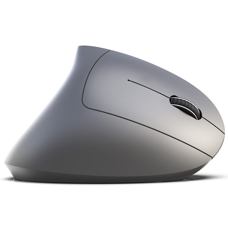 HXSJ T29 บลูทูธ 3.0 ไร้สายบลูทูธ 6 ปุ่ม 2400 DPI Ergonomics Optical เมาส์แนวตั้ง, 6 Buttons T29 Grey