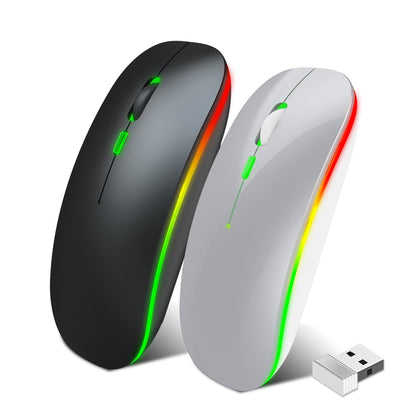 HXSJ M40 4 คีย์ 2.4G เมาส์ไร้สายสีสันสดใส