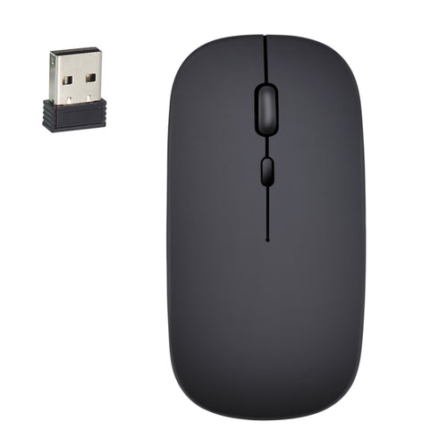 HXSJ M80 2.4GHz Wireless 1600DPI ปรับความเร็วได้สามระดับ เม้าส์ ปิดเสียงแสง, Black, Grey, Gold, Rose Gold, Silver, White