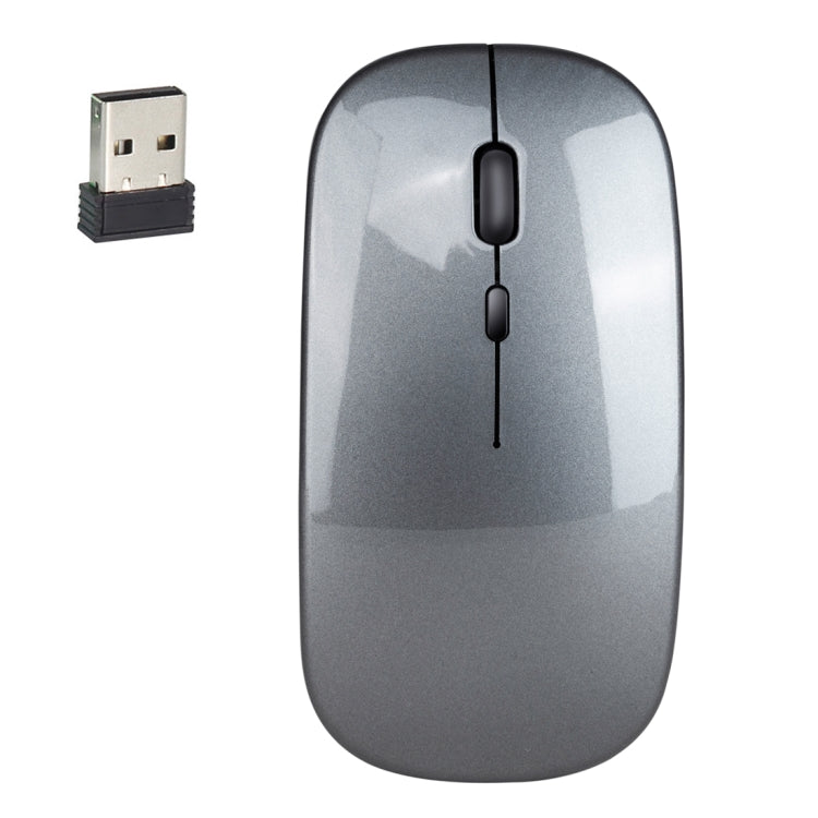 HXSJ M80 2.4GHz Wireless 1600DPI ปรับความเร็วได้สามระดับ เม้าส์ ปิดเสียงแสง, Black, Grey, Gold, Rose Gold, Silver, White