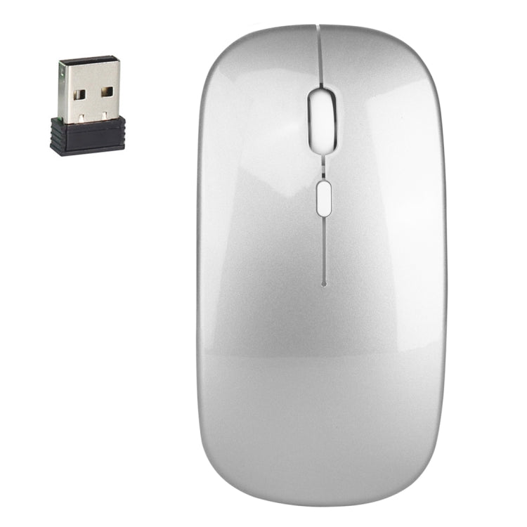 HXSJ M80 2.4GHz Wireless 1600DPI ปรับความเร็วได้สามระดับ เม้าส์ ปิดเสียงแสง, Black, Grey, Gold, Rose Gold, Silver, White