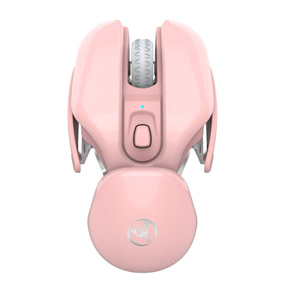 HXSJ T37 2.4GHz 1600dpi เมาส์ปิดเสียงไร้สายแบบปรับได้ 3 โหมด, T37 Pink