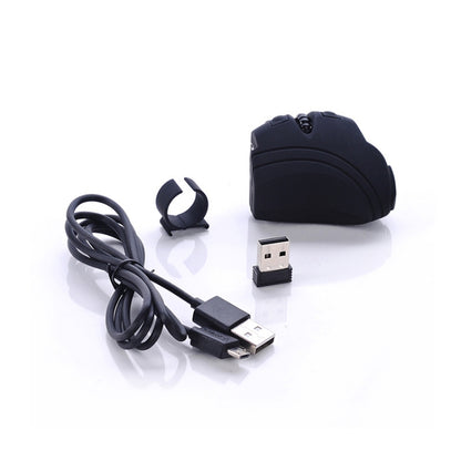 GM306DM Bluetooth + 2.4GHz Dual-mode Lazy Finger Ring Mouse เมาส์ไร้สายแบบชาร์จไฟได้