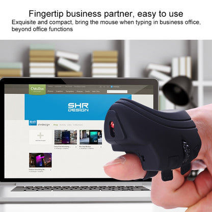 GM306DM Bluetooth + 2.4GHz Dual-mode Lazy Finger Ring Mouse เมาส์ไร้สายแบบชาร์จไฟได้
