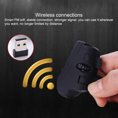 GM306DM Bluetooth + 2.4GHz Dual-mode Lazy Finger Ring Mouse เมาส์ไร้สายแบบชาร์จไฟได้