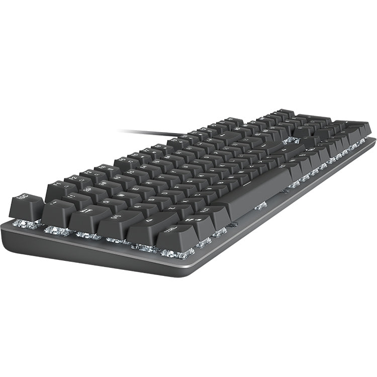Logitech K845 CHERRY คีย์บอร์ดแบบมีสายแบบกลไกเรืองแสงแกนสีฟ้า ความยาวสายเคเบิล: 1.8 ม, CHERRY Blue Axis