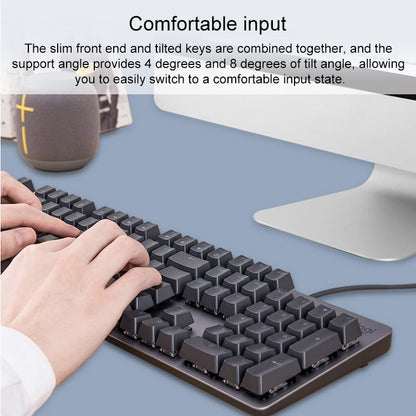 Logitech K845 CHERRY คีย์บอร์ดแบบมีสายแบบกลไกเรืองแสงแกนสีฟ้า ความยาวสายเคเบิล: 1.8 ม, CHERRY Blue Axis
