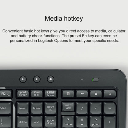 ชุดคีย์บอร์ดและเมาส์ไร้สาย Logitech MK540