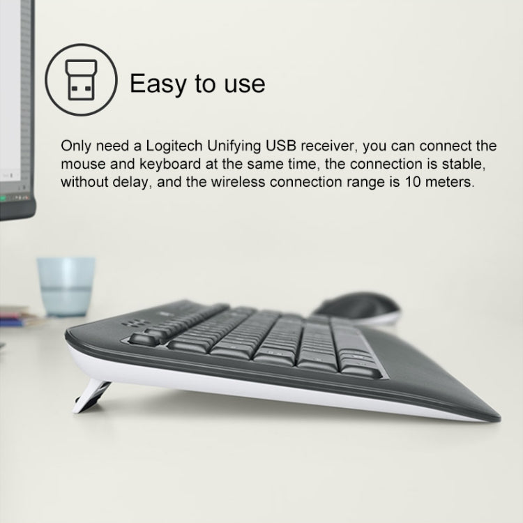 ชุดคีย์บอร์ดและเมาส์ไร้สาย Logitech MK540