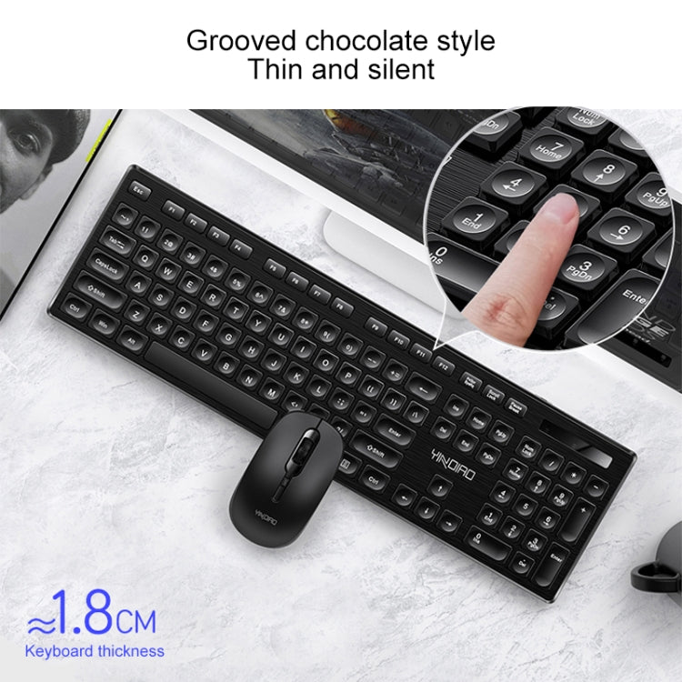 YINDIAO V3 Max Business Office เงียบ ชุดเมาส์คีย์บอร์ดไร้สาย