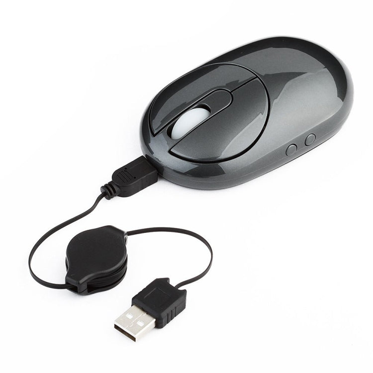 MZ-012 2.4G 1200 DPI เมาส์ออปติคอลแบบชาร์จไร้สายพร้อมฮับ USB 3 พอร์ต / แท่นชาร์จ