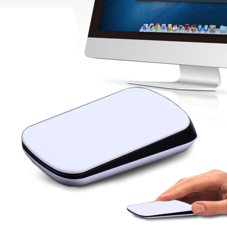 TM-825 2.4GHz 1200 DPI Wireless Touch Scroll Optical Mouse สำหรับแล็ปท็อปเดสก์ท็อป Mac (สีขาว)